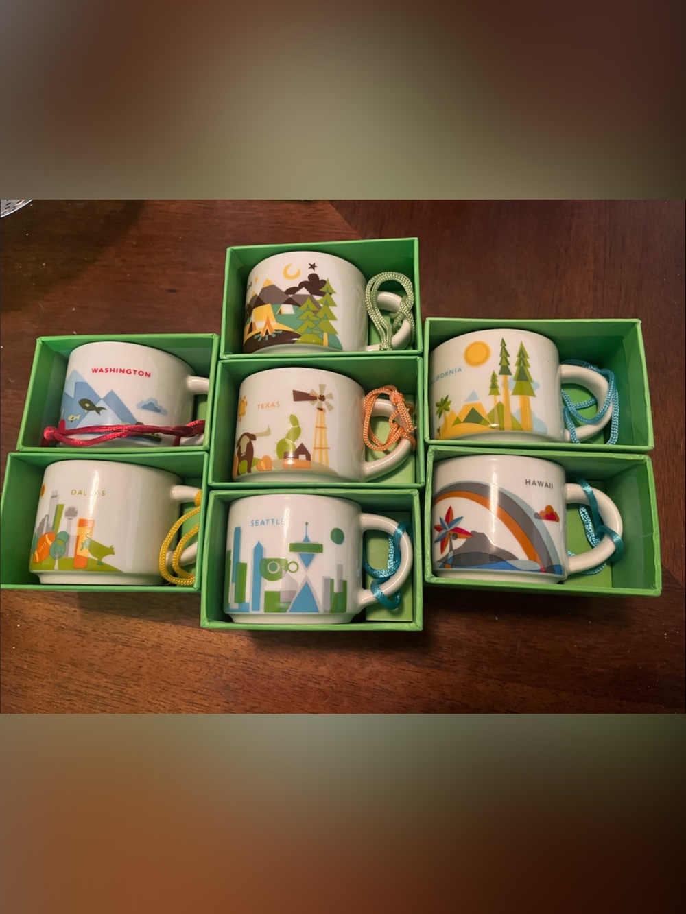 Starbucks Holiday Ornament Mugs